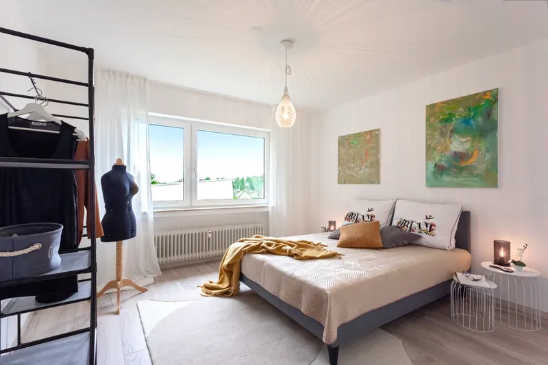 Schlafzimmer, nach der Renovierung