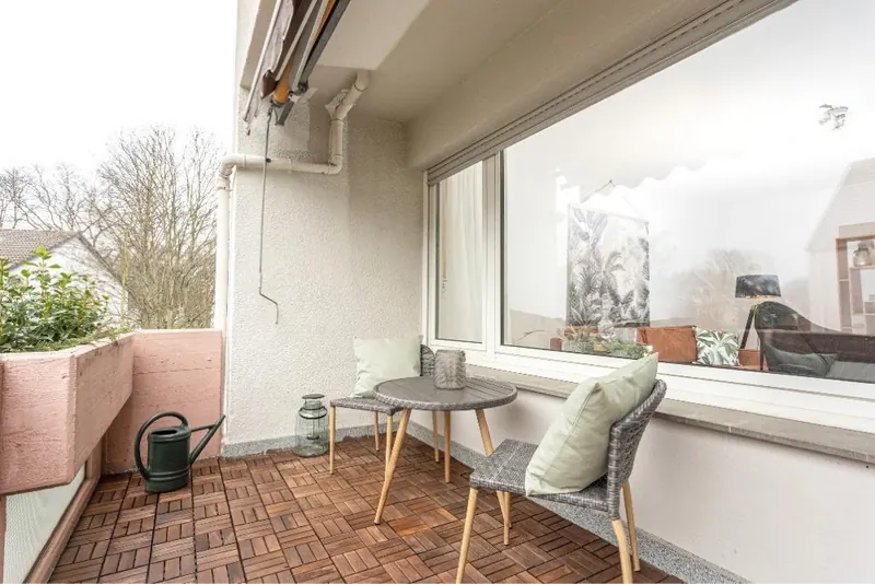 Balkon, nach der Renovierung